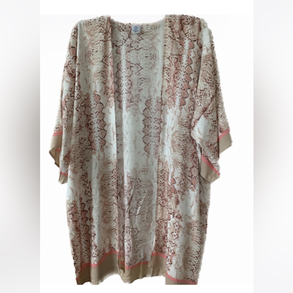 🌸Women’s Boutique Kimono/Swim Cover Up Size L NWOT
